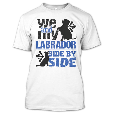 A black t-shirt with the shopify logo