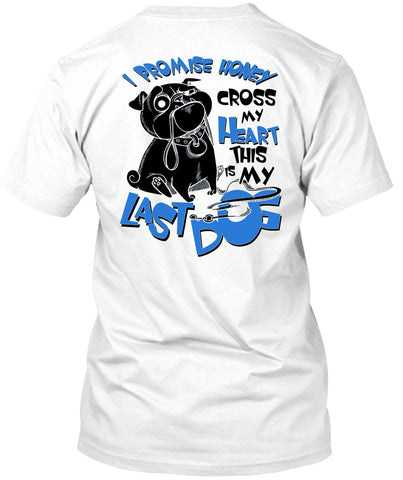 A black t-shirt with the shopify logo