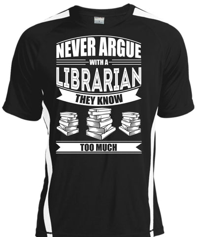 A black t-shirt with the shopify logo