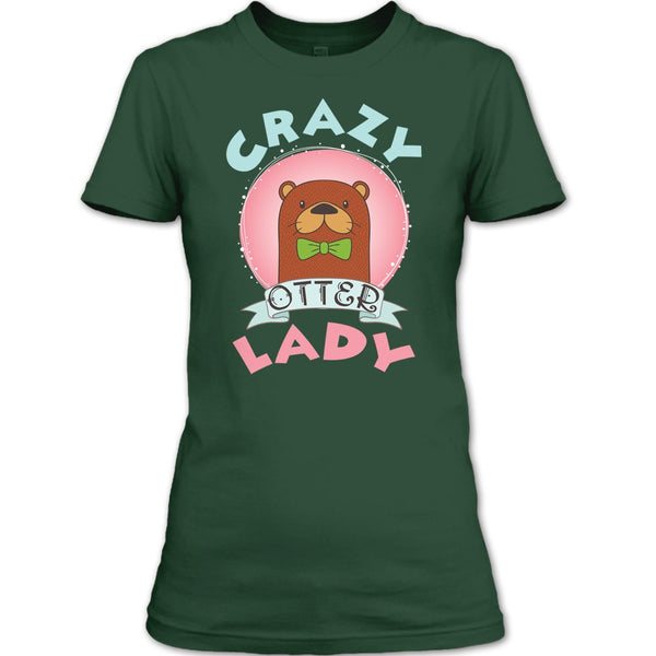 Crazy Otter Lady T Shirt, I Love Otter T Shirt