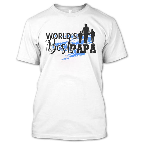 A black t-shirt with the shopify logo