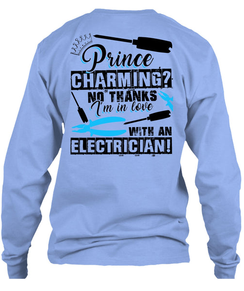 I'm In Love With An Electrician T Shirt, I Love Electrician T Shirt