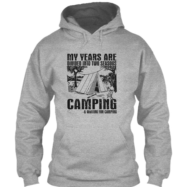Two Seasons Camping T Shirt, Coolest Camper T Shirt
