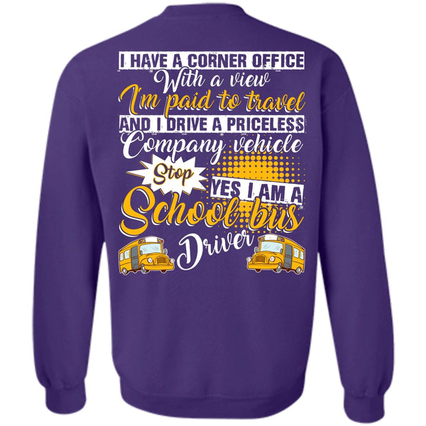 I'm Paid To Travel T Shirt, I Love Bus Sweatshirt