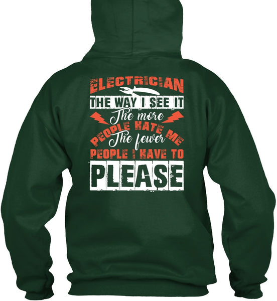 Electrician The Way T Shirt, I Love Electrician T Shirt