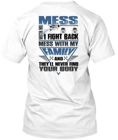 A black t-shirt with the shopify logo