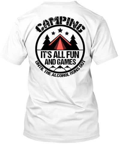 A black t-shirt with the shopify logo