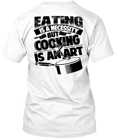 A black t-shirt with the shopify logo