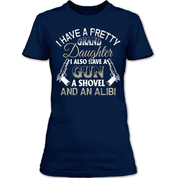 A black t-shirt with the shopify logo