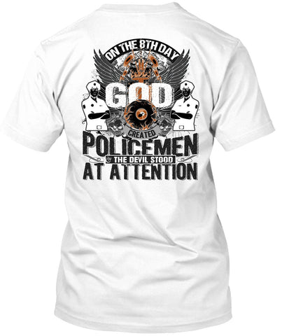 A black t-shirt with the shopify logo