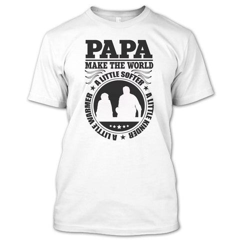 A black t-shirt with the shopify logo