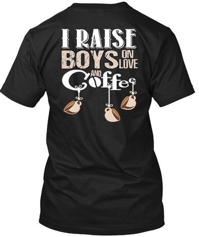 A black t-shirt with the shopify logo