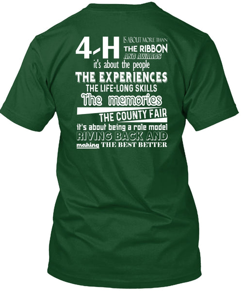 Being A Role Model Giving Back T Shirt, The Memories The County Fair T Shirt