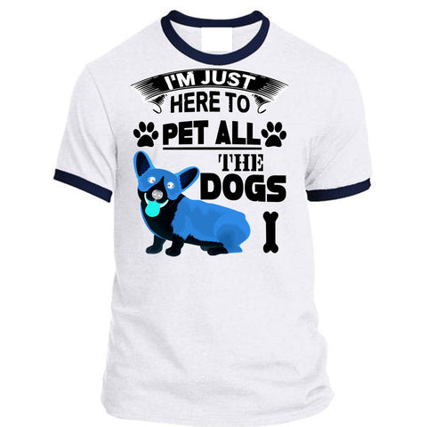 A black t-shirt with the shopify logo