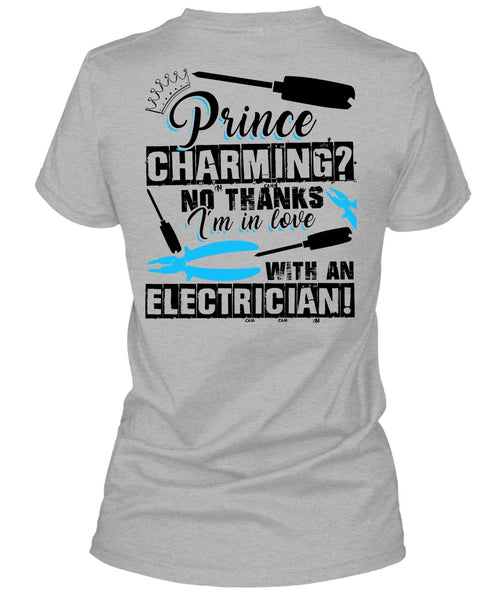 I'm In Love With An Electrician T Shirt, I Love Electrician T Shirt