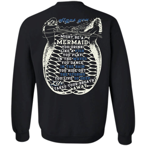 A black t-shirt with the shopify logo