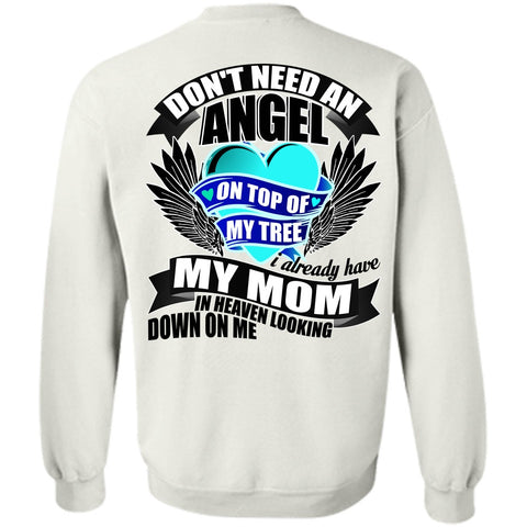 A black t-shirt with the shopify logo