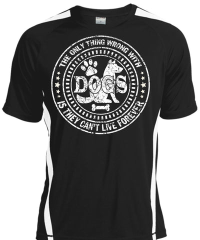 A black t-shirt with the shopify logo