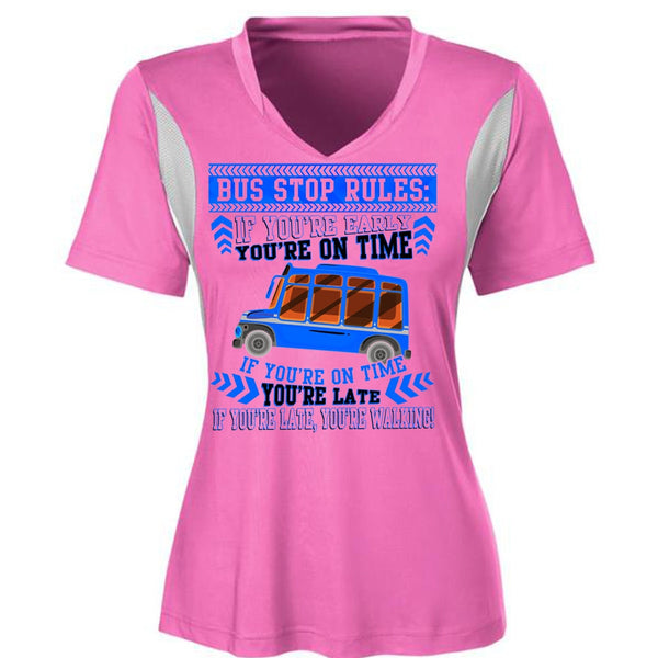 Bus Stop Rules T Shirt, I Love Bus T Shirt, Awesome T-Shirts