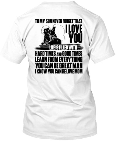 A black t-shirt with the shopify logo