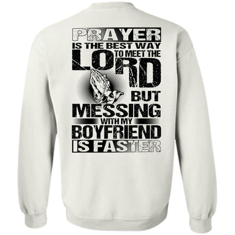 A black t-shirt with the shopify logo