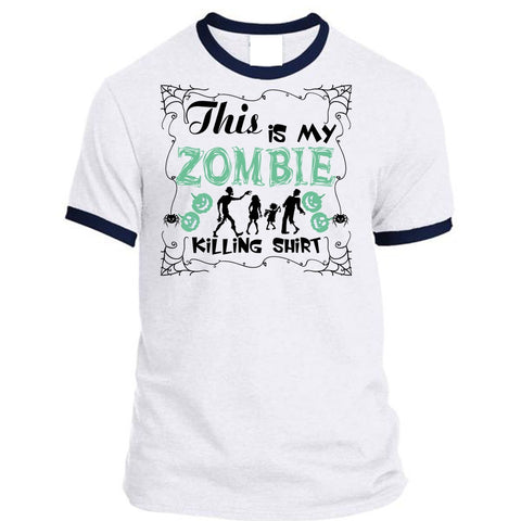 A black t-shirt with the shopify logo