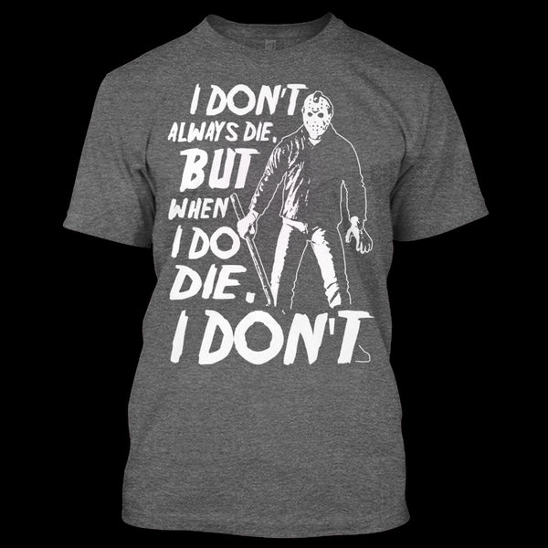 A black t-shirt with the shopify logo