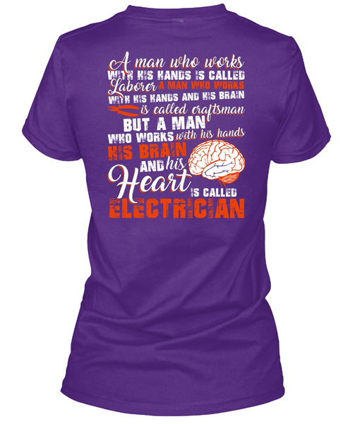 His Heart Is Called Electrician T Shirt, I Love Electrician T Shirt