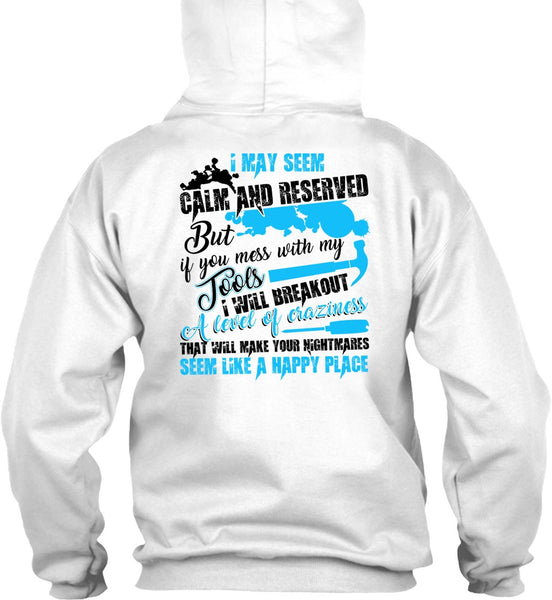 You Mess With My Tools T Shirt, I Love Electrician T Shirt