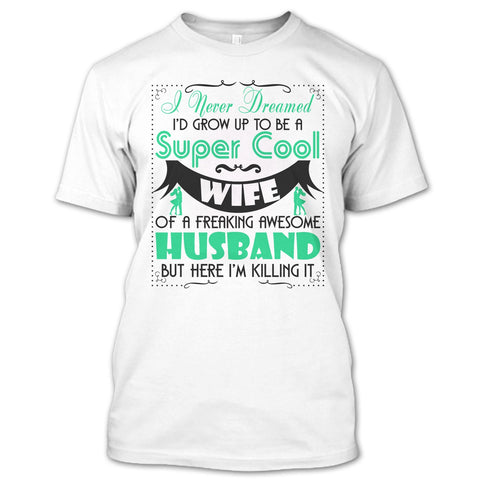 A black t-shirt with the shopify logo