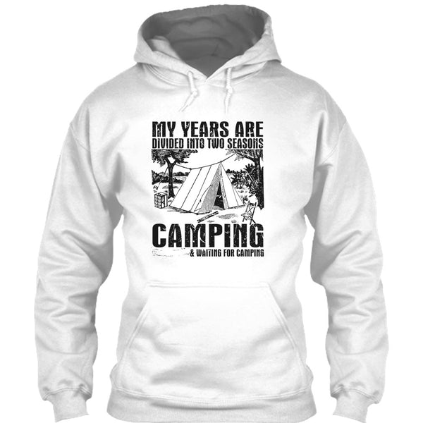 Two Seasons Camping T Shirt, Coolest Camper T Shirt