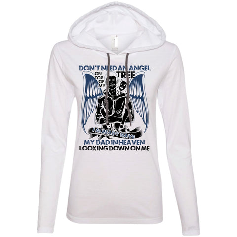 A black t-shirt with the shopify logo