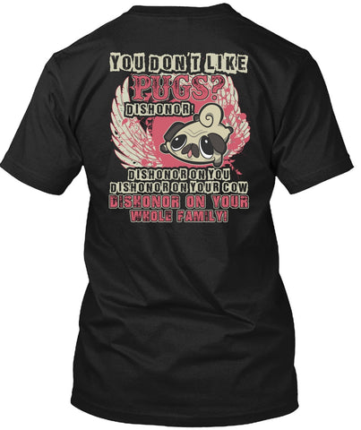 A black t-shirt with the shopify logo