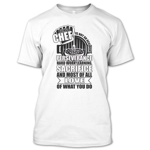 A black t-shirt with the shopify logo