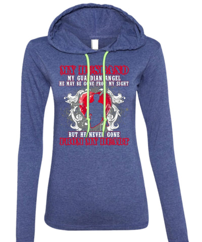 A black t-shirt with the shopify logo