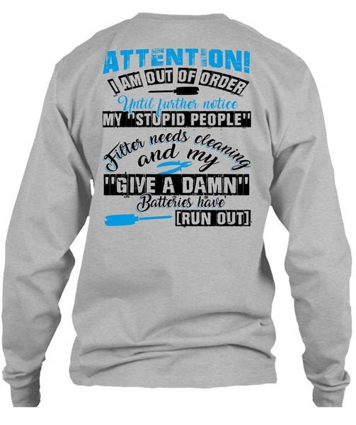 I Am Out Of Order T Shirt, I Love Electrician T Shirt