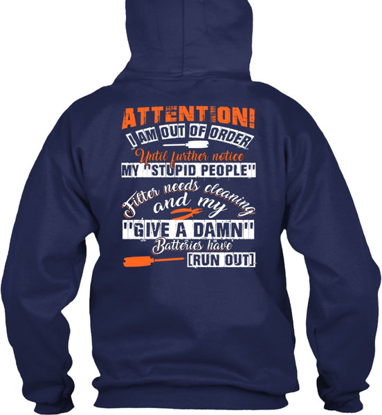I Am Out Of Order T Shirt, Being An Electrician T Shirt
