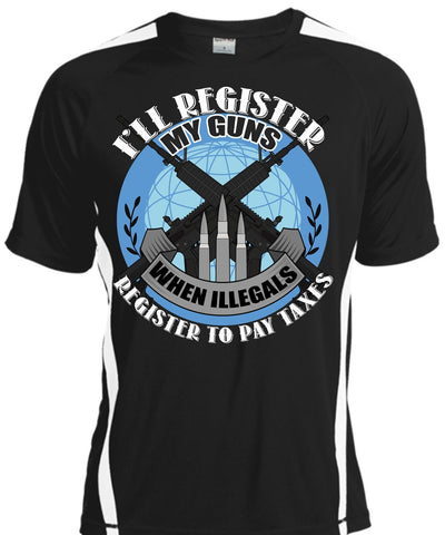 A black t-shirt with the shopify logo