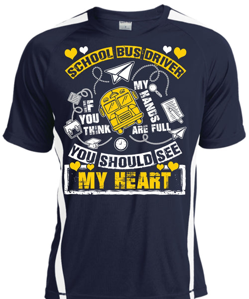 School Bus Driver T Shirt, You Should See My Heart T Shirt, Cool Shirt
