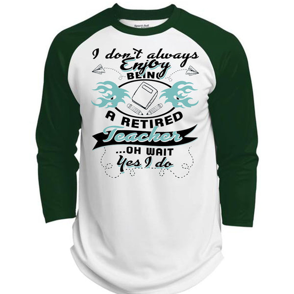 Being A Retired Teacher T Shirt, Being A Teacher T Shirt, Awesome T-Shirts  (Polyester Game Baseball Jersey)