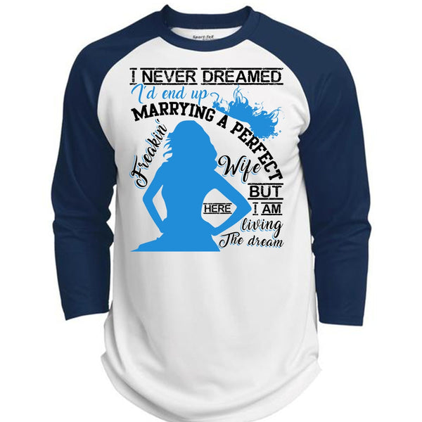 I'd End Up Marrying A Wife T Shirt, I Love Wife T Shirt, Awesome T-Shirts  (Polyester Game Baseball Jersey)