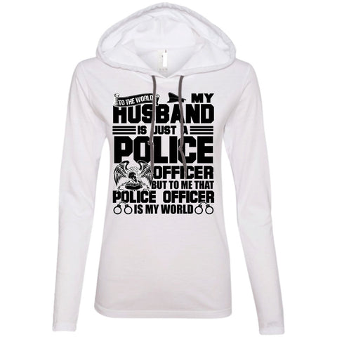 A black t-shirt with the shopify logo