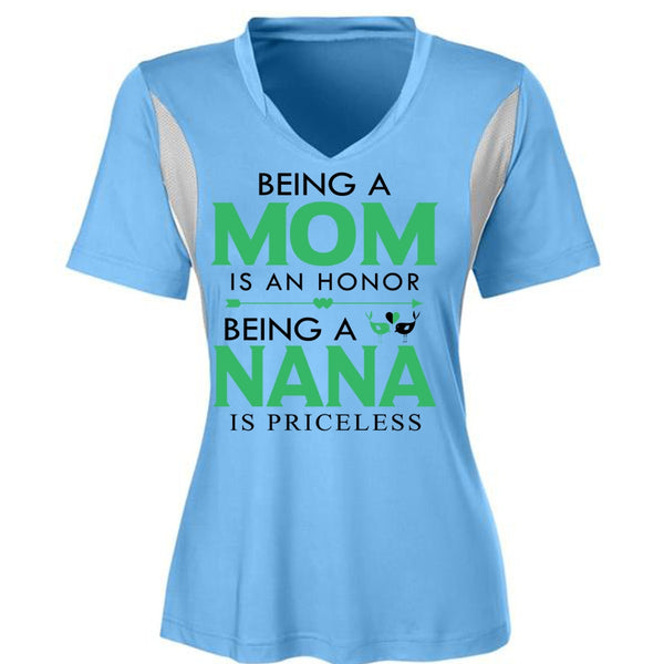 Being A Mom Is An Honor T Shirt, Being A Nana Is Priceless T Shirt, Family T Shirt