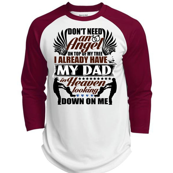I Already Have My Dad In Heaven T Shirt, I Love Papa T Shirt, Awesome T-Shirts  (Polyester Game Baseball Jersey)