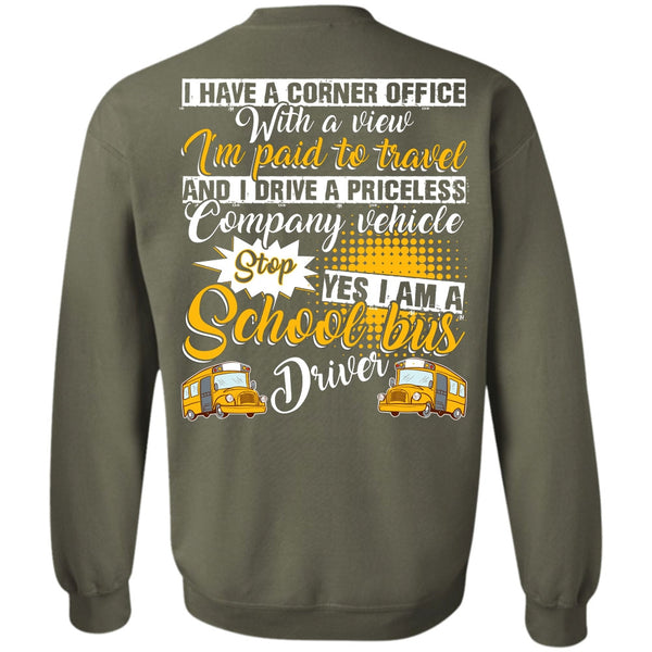 I'm Paid To Travel T Shirt, I Love Bus Sweatshirt