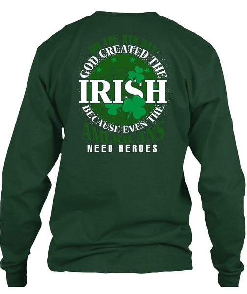 God Created The Irish T Shirt, My Favorite T Shirt