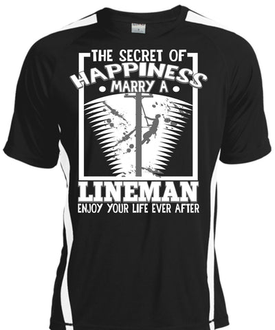 A black t-shirt with the shopify logo