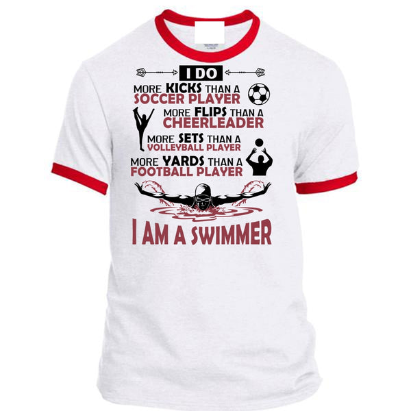 More Flips Than A Cheerleader T Shirt, I Am A Swimmer T Shirt, Sport T Shirt
