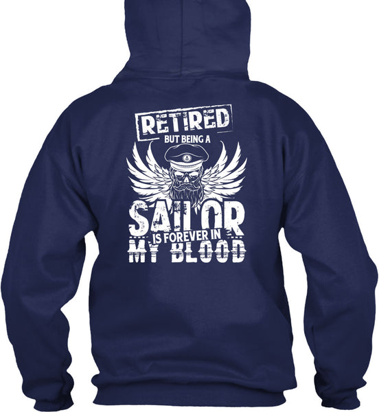 Being A Sailor Is Forever In My Blood T Shirt, I Love Beach T Shirt