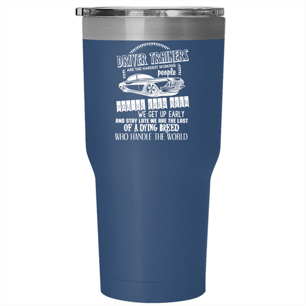 Driver Trainers Tumbler 30 oz Stainless Steel, Cool Gift For Driver Travel Mug